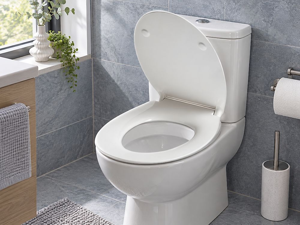 Toilet Seat PUTUMAYO Slim Soft Close Duroplast White