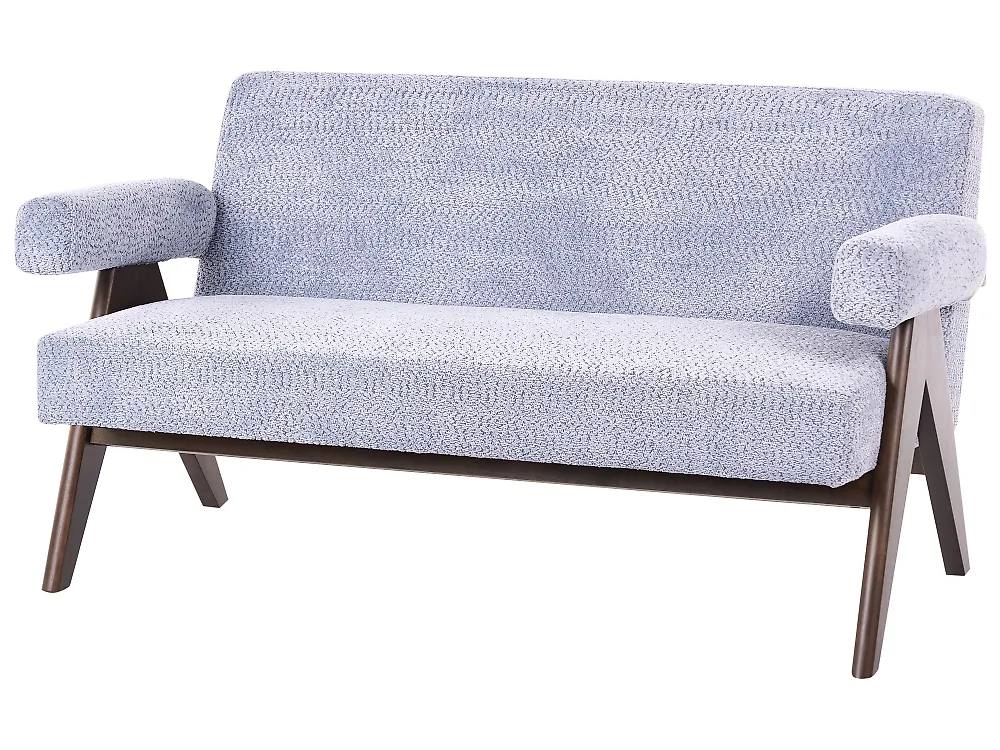 Living Room Set TAMRE Chenille Light Blue/ Dark Brown_1185310