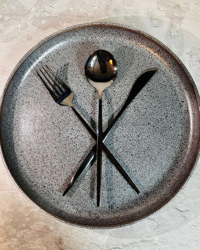 30 Piece Cutlery Set RIGATONI Black_940150