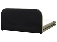 Bed Faux Linen LAVARDENS 180 x 200 cm (EU Super King) Green_971001