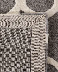 Rug ZILE Grey 160 x 230 cm Wool_674660