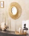 Wall Mirror TAGOLU 60 cm 60 cm Rattan Natural