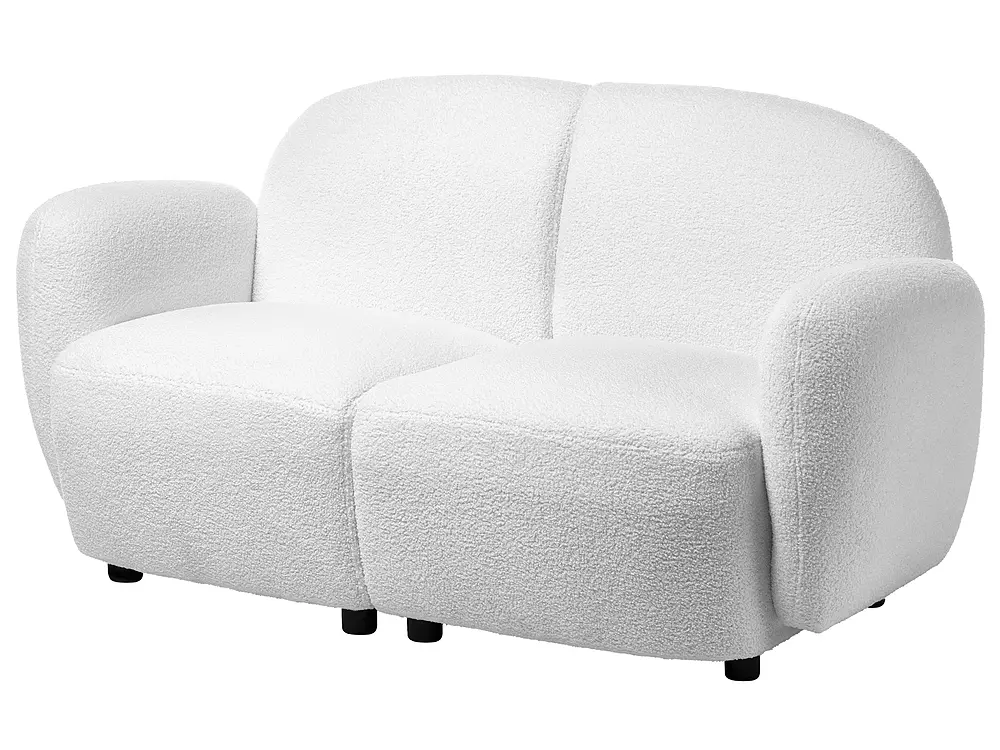 Living Room Set 6 Seater JULE Boucle Off-White_1145697