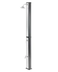 Freestanding Outdoor Solar Shower TOPOCALMA Silver_974572
