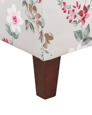 Wingback-tuoli HAMAR rahilla Kangas Vaaleanharmaa_794159