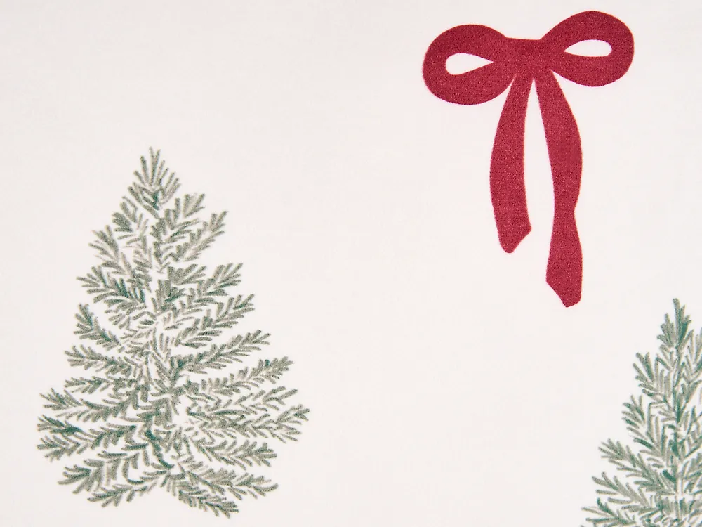 Set of 3 Decorative Cushions XAVIA 30 x 50 cm 45 x 45 cm White Christmas Motif_1164619