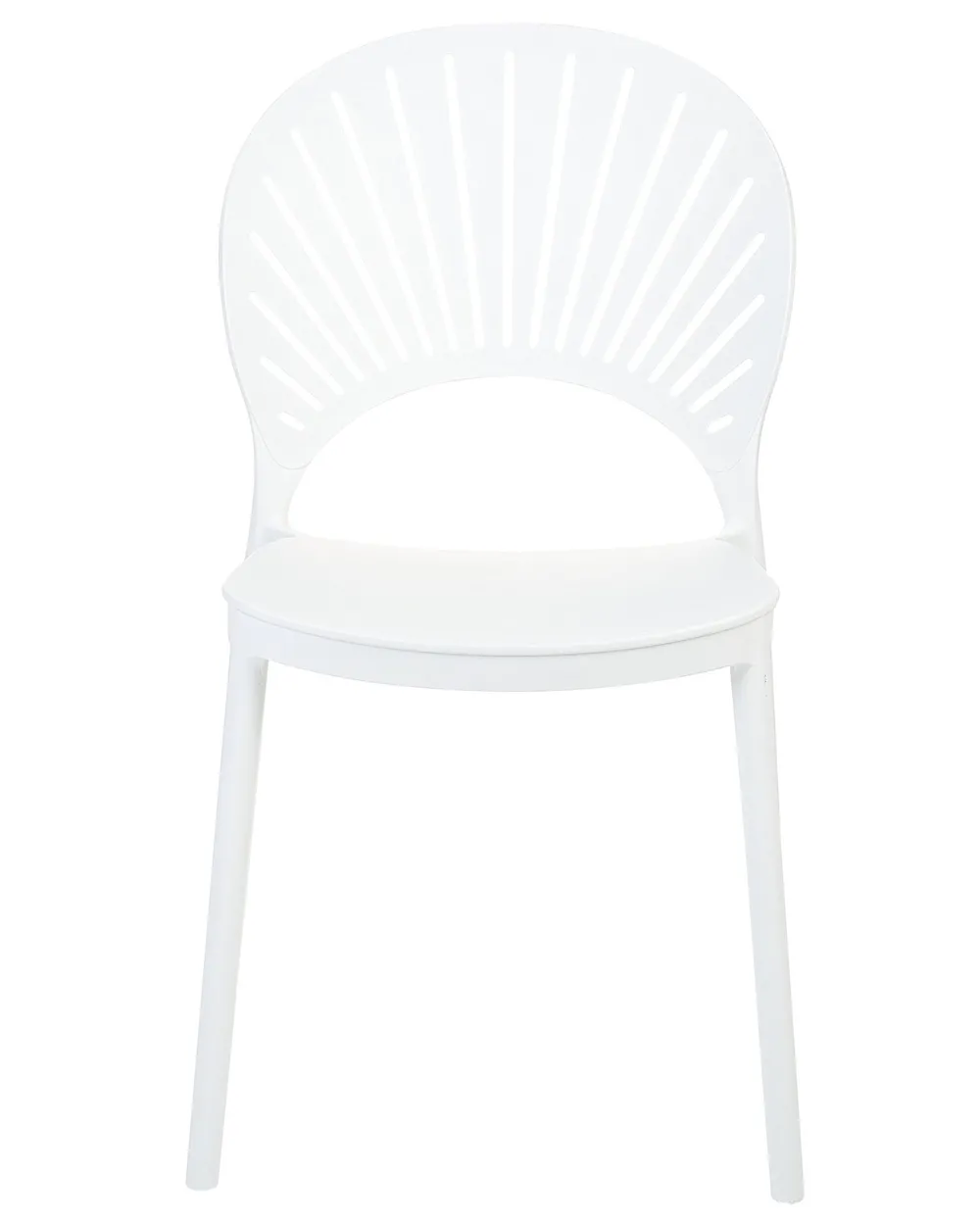 Set of 4 Garden Chairs OSTIA White_862731