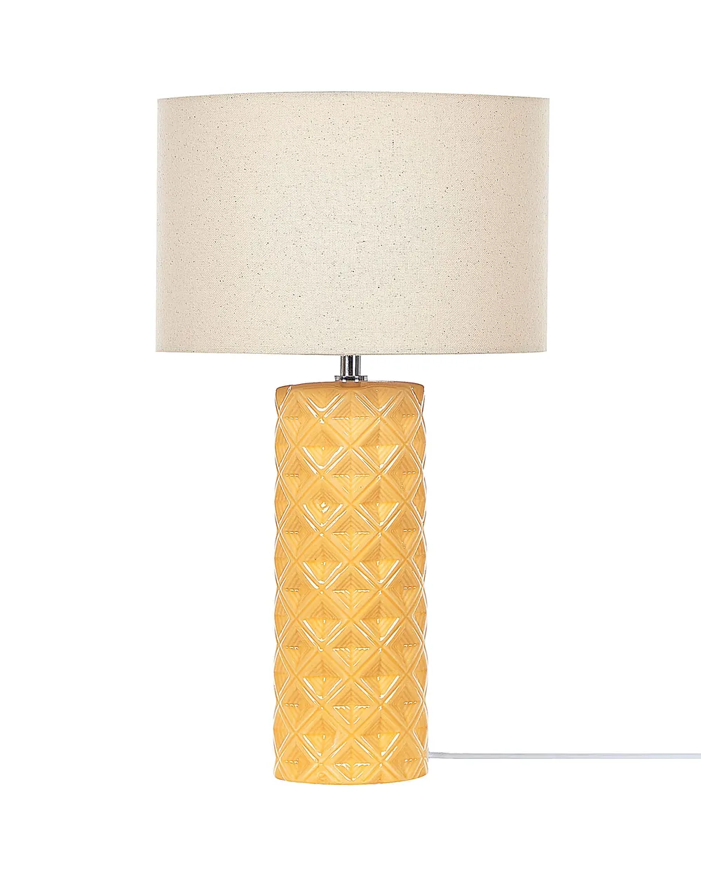 Bordslampa BALONNE Keramik Gul_877488