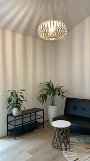 Pendant Lamp HAVEL Bamboo Light Brown_831798