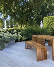 Garden Dining Table SULZANO 180 cm 90 cm Acacia Wood Brown_951122