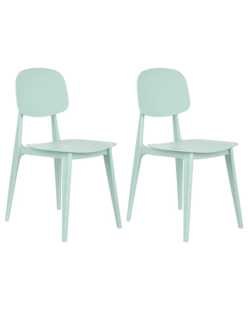 Set of 2 Garden Chairs KATTAVIA Mint Green