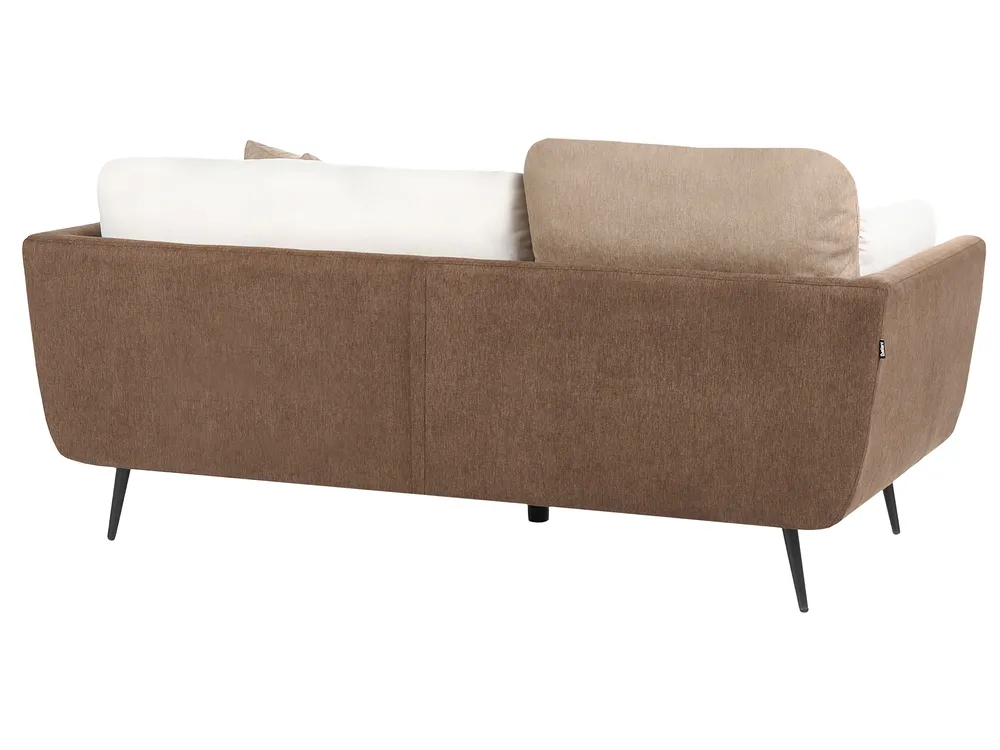 Sofa 3 Seater BOLGA Fabric Brown_1075038