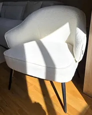 Armchair KAYLA Boucle Off-White_1036572