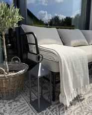 Bedspread TOUTLI Cotton 220 x 240 cm Light Beige_1016922