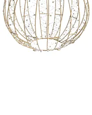 Outdoor Decoration LED GAROUR 65/50/40 cm Bauble Gold_950441
