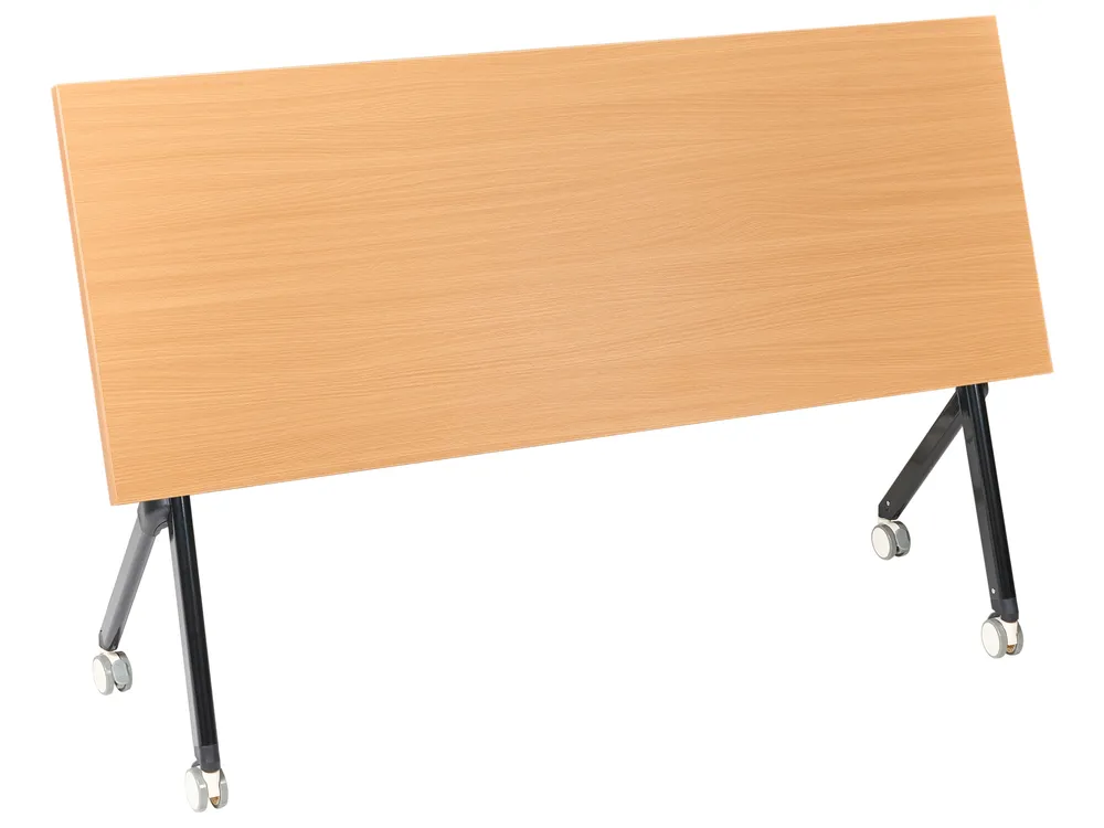 Foldable Office Desk BENDI 160 cm 60 cm Brown_1030715