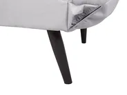 Sofa Bed 2 Seater BREKKE Fabric Light Grey_732504