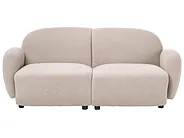 Living Room Set 6 Seater JULE Boucle Beige_1125992