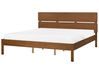 Bed Wood BOISSET 180 x 200 cm (EU Super King) Dark Brown
