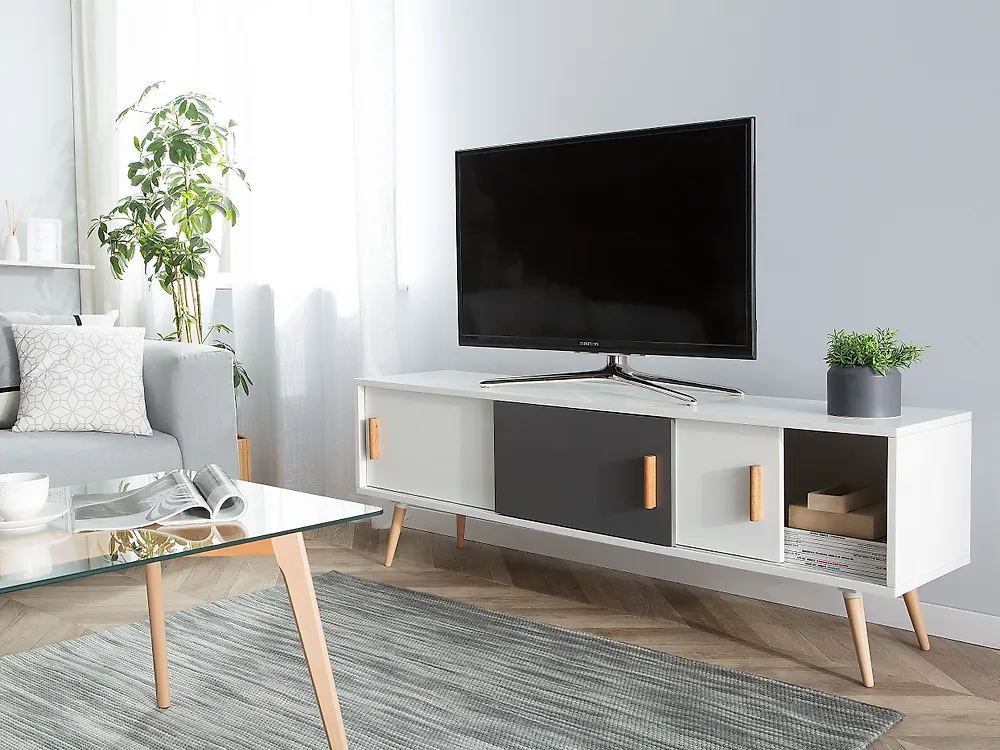 TV-bänk INDIANA Vit_1175120