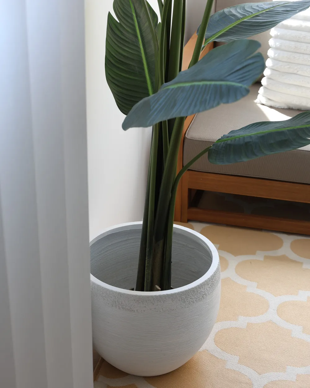 Kukkaruukku ZAKROS 38 cm Valkoinen_1006204