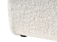 Säng med förvaring utan huvudgavel DINAN Bouclé Off-White 160 x 200 cm_1028960