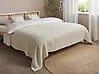 Päiväpeitto CHAGYL Puuvilla 220 x 240 cm Vaaleanbeige