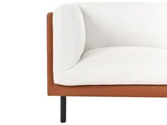 Living Room Set 5 Seater VORGOD Fabric Off-White_996410