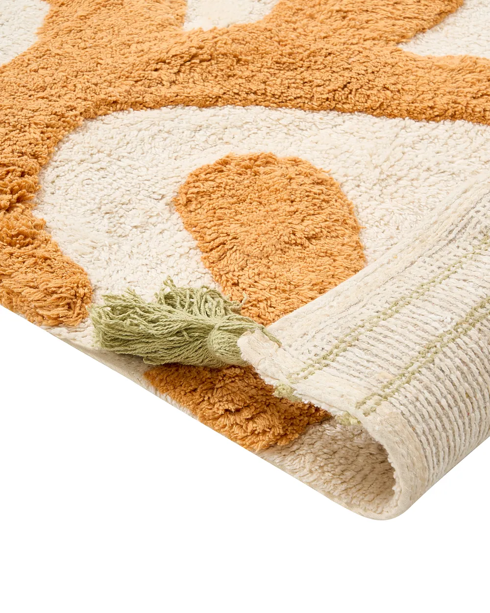 Barneteppe JAJPUR  Lys beige 140 x 200 cm Bomull_1155049