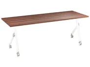 Foldable Office Desk BENDI 180 cm 60 cm Dark Brown_1030717