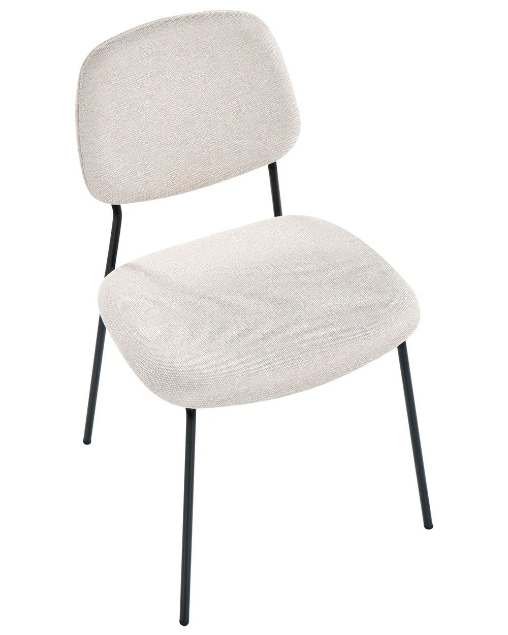 Set med 4 matstolar RILEY Ljusbeige_1042182