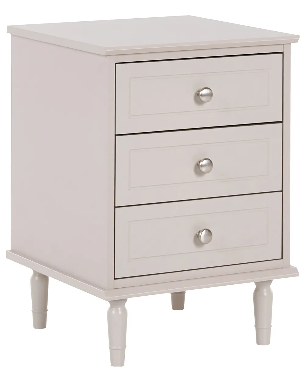Sängbord med 3 lådor OBERON Beige