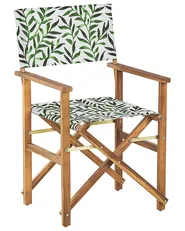 Set of 2 Garden Chairs CINE Acacia Wood Grey_819427