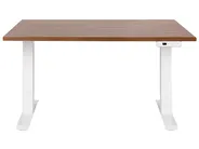 Electric Adjustable Standing Desk DESTINES 120 cm 72 cm Brown/ White_899311