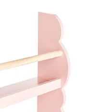 Wall Bookshelf RIGOLET 80 cm Pastel Pink_949276