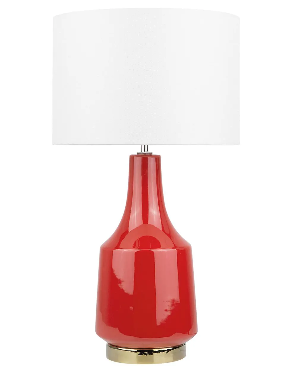 Table Lamp TRIVERSA Ceramic Red
