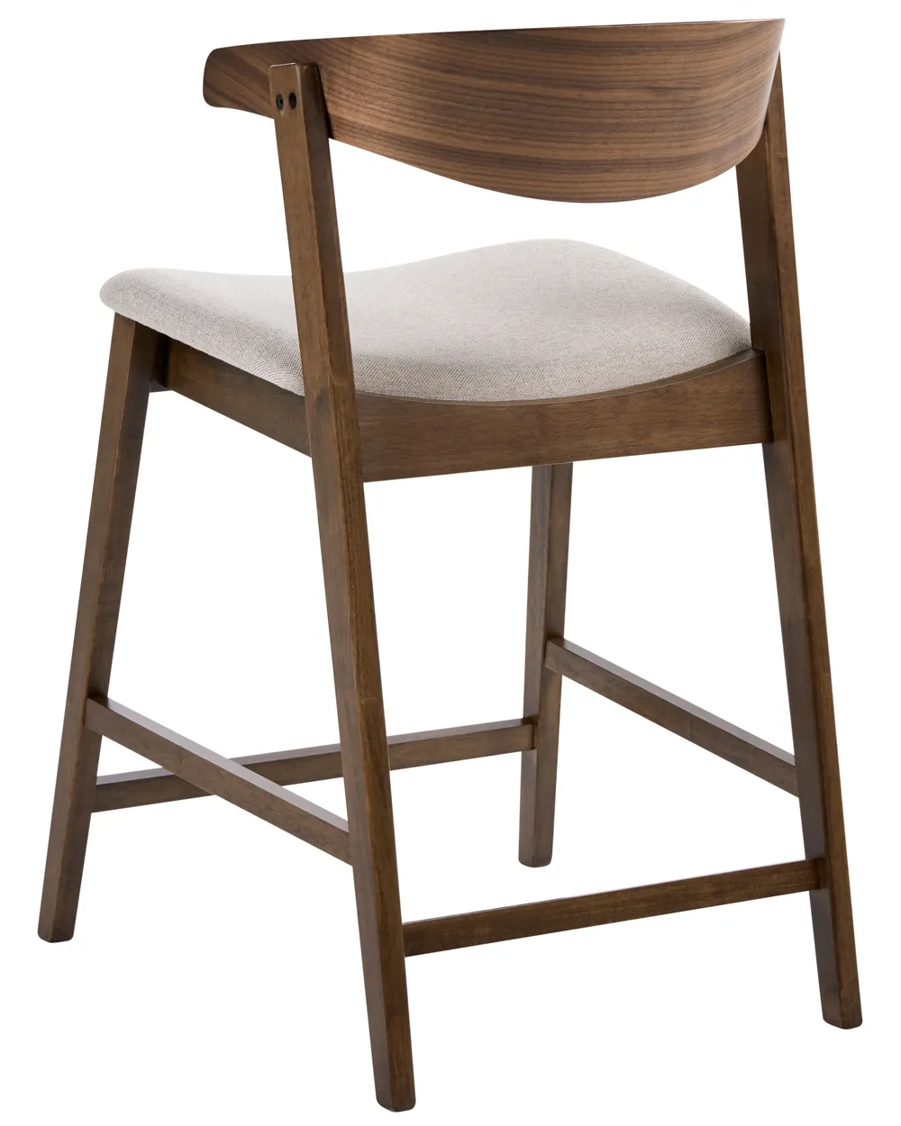 Set med 2 barstolar LILLY Brun/ Beige_1060254