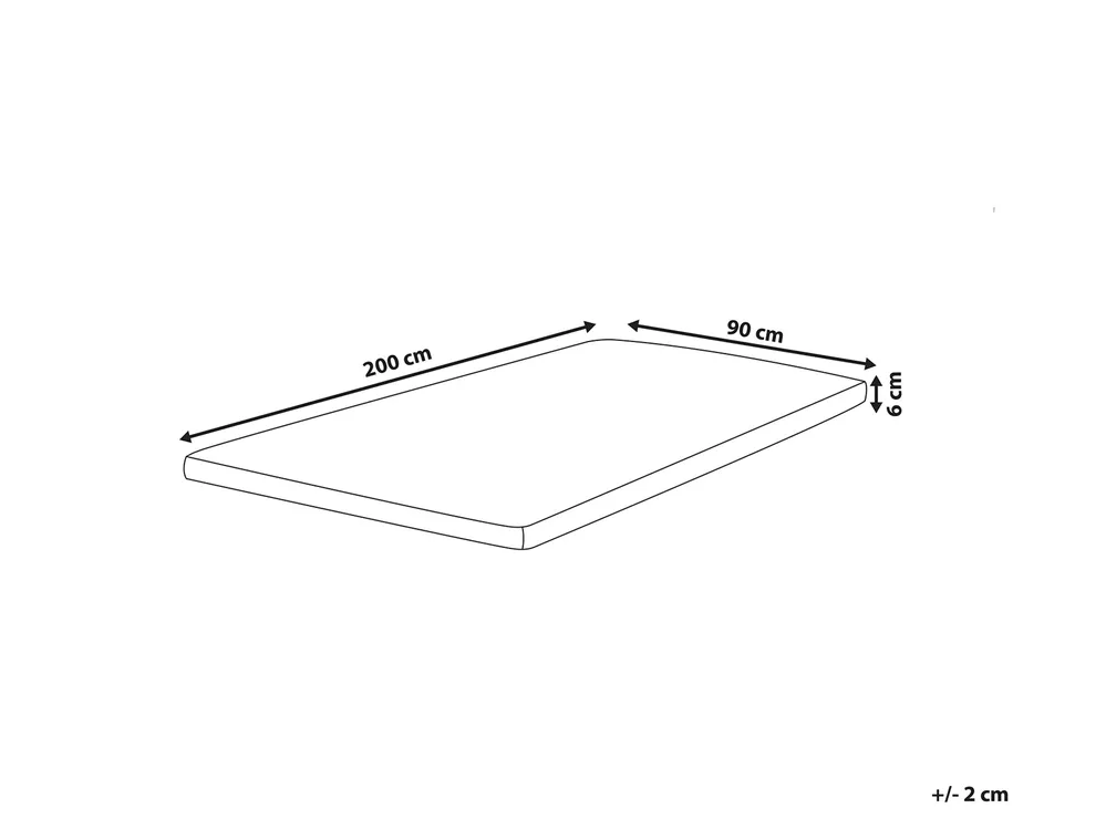 PU-vaahtosijauspatja CALM 90 x 200 cm_972296