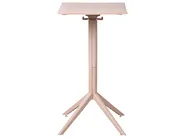 Trädgårdsbarbord LEMNOS 60 cm 60 cm Beige_1034971