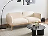 Sofa 3 Seater LJUNG Boucle Light Beige