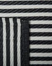 Utomhusmatta HALDIA Svart 90 x 180 cm_716475