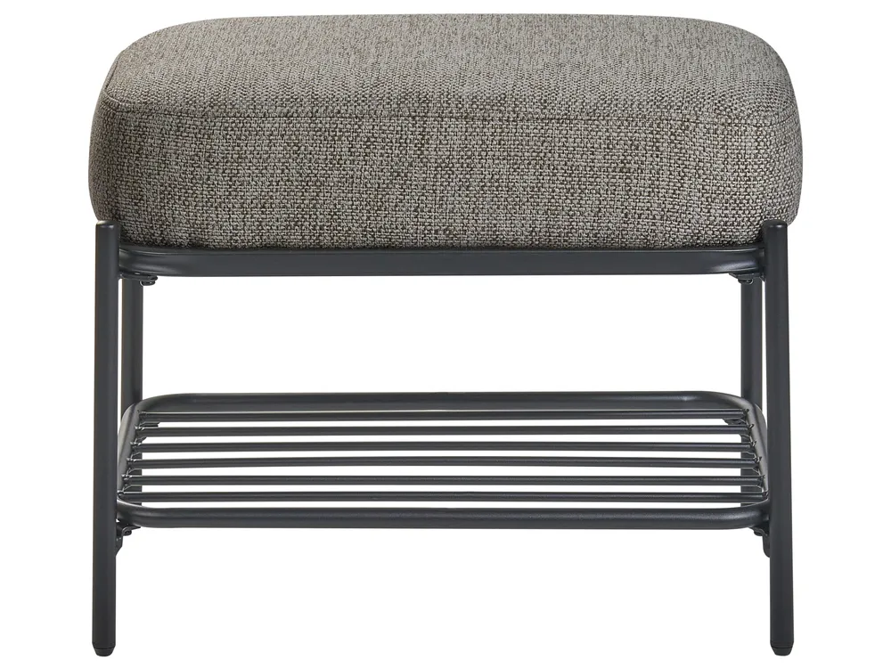 Shoe Bench TRUCKEE Fabric Black_1059035