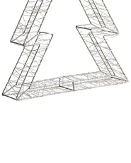 Ulkokoriste LED-valo AKERAN 60 cm Joulukuusi Hopea_1031800