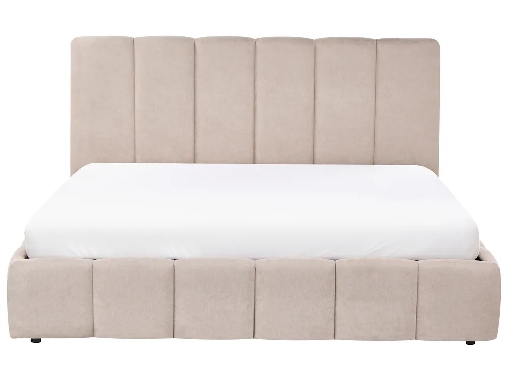 Säng med förvaring VAUVERT Taupe 180 x 200 cm_1093363