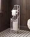 WC-paperiteline BRISA Metalli Valkoinen