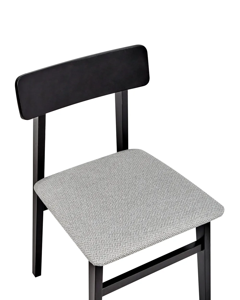 Set of 2 Dining Chairs STACY Wood Light Grey_945214