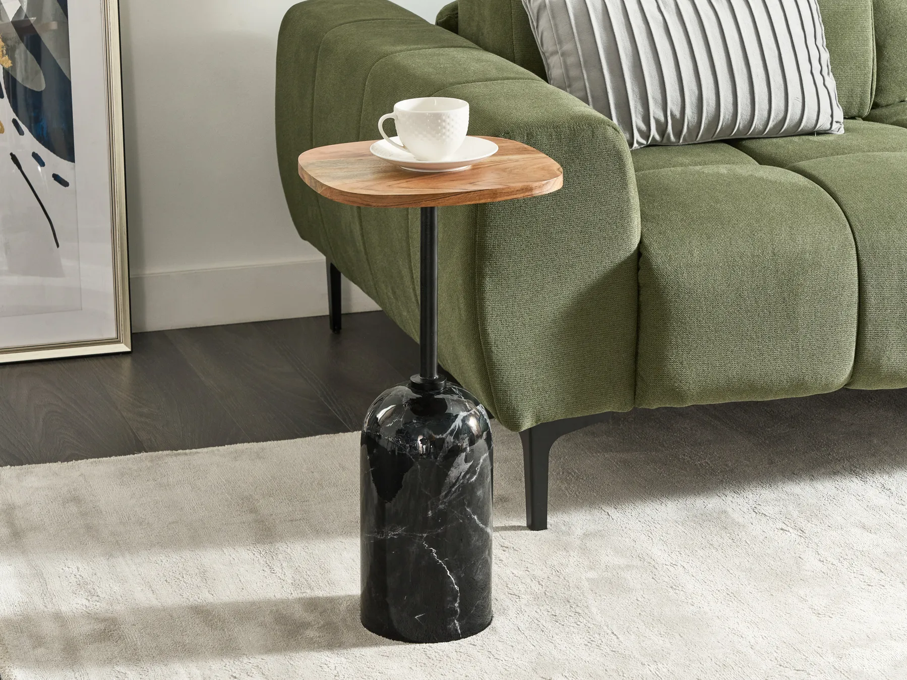 Sidobord OASIS Metall Brun/ Svart_912799