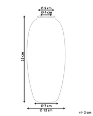 Blomvas MUTILENE 25 cm Stengods Vit_810767