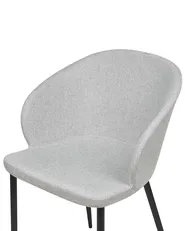 Set med 2 matstolar MASON Ljusgrå_883575
