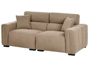 Sofa 3 Seater FAUSKAN Fabric Brown_969008